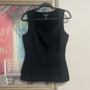 White House Black Market Black Tank Top